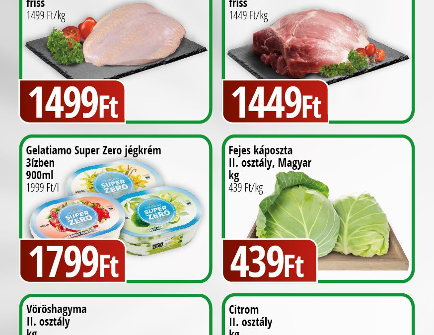 Bevásárló hétvége Kelet-Alfi-Ker – 2026.05.20-05.23.