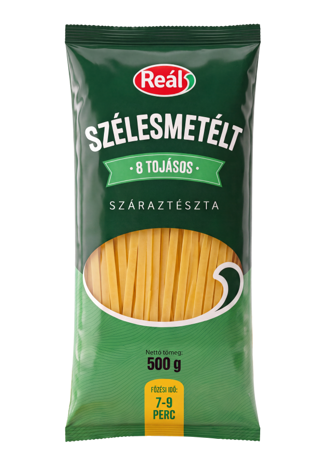 Reál 8 tojásos Szélesmetél, 500g
